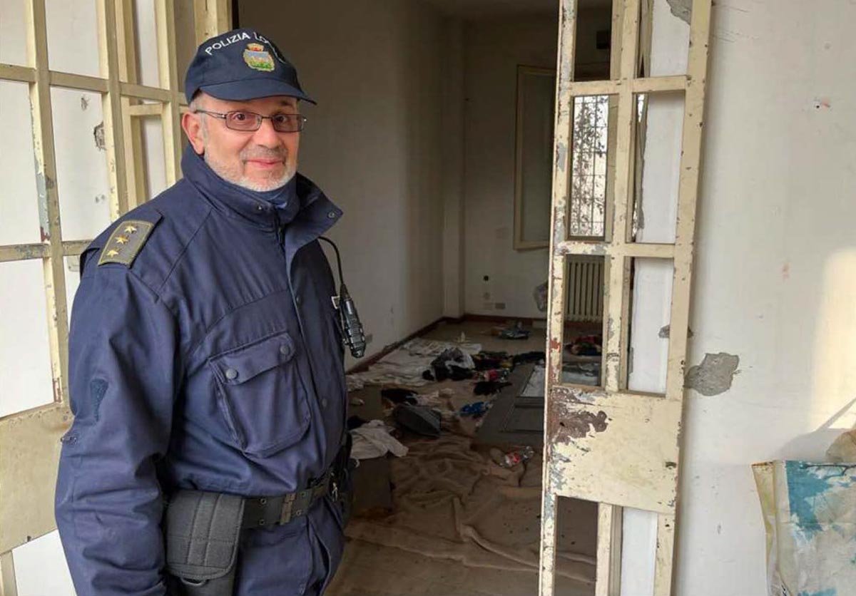 Polizia Locale Verona - Sgombero caserma RIva di Villasanta San Zeno