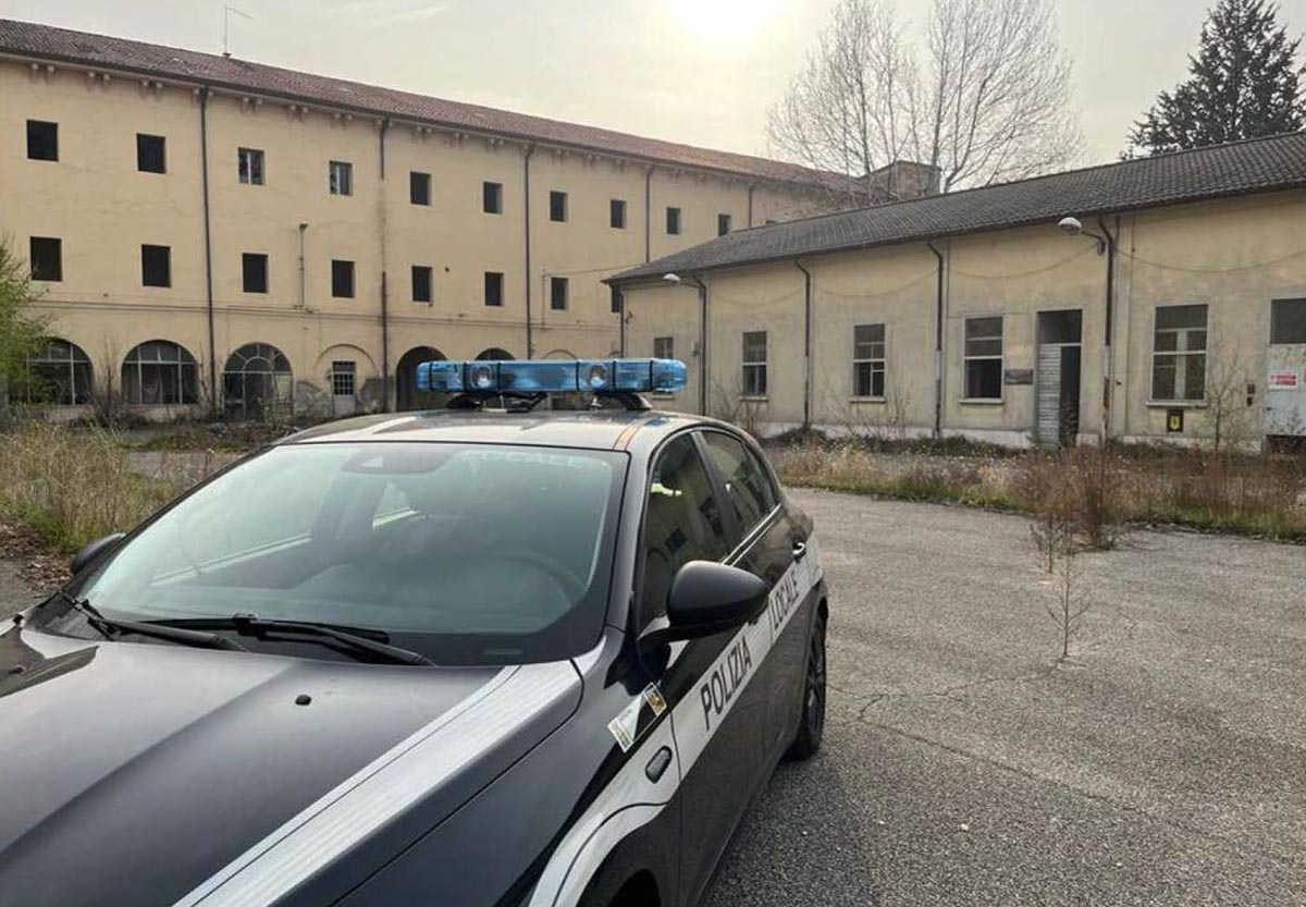 Polizia Locale Verona - Sgombero caserma RIva di Villasanta San Zeno