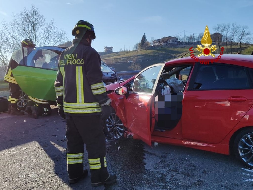 Incidente frontale Selva di Progno