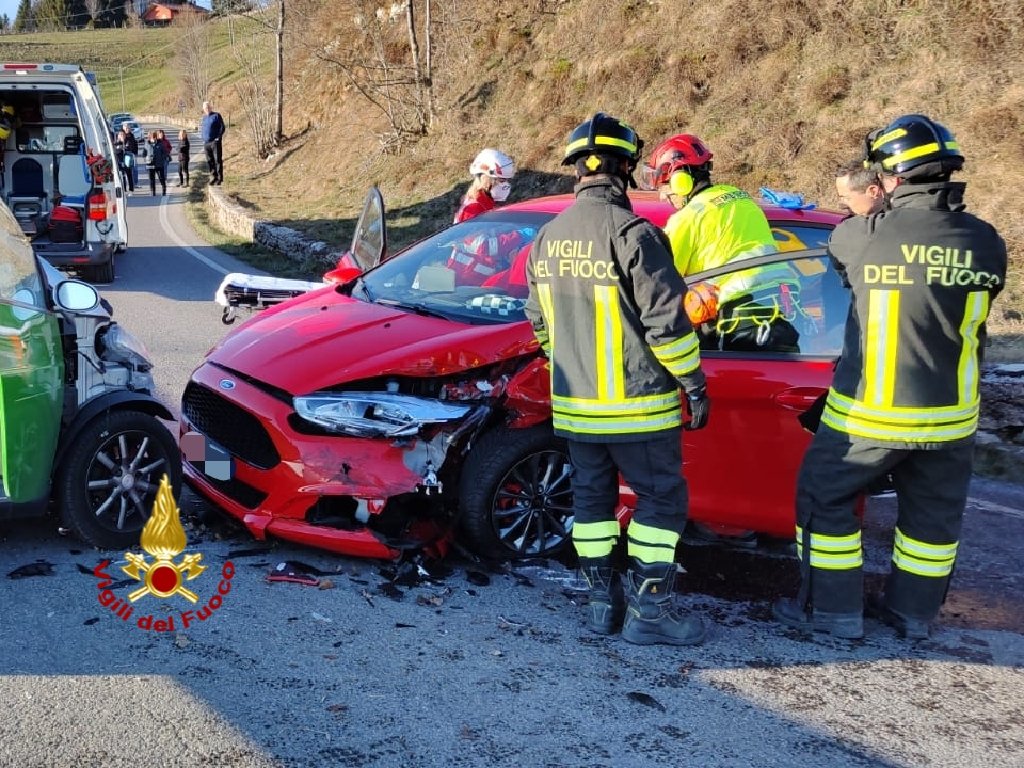 Incidente frontale Selva di Progno