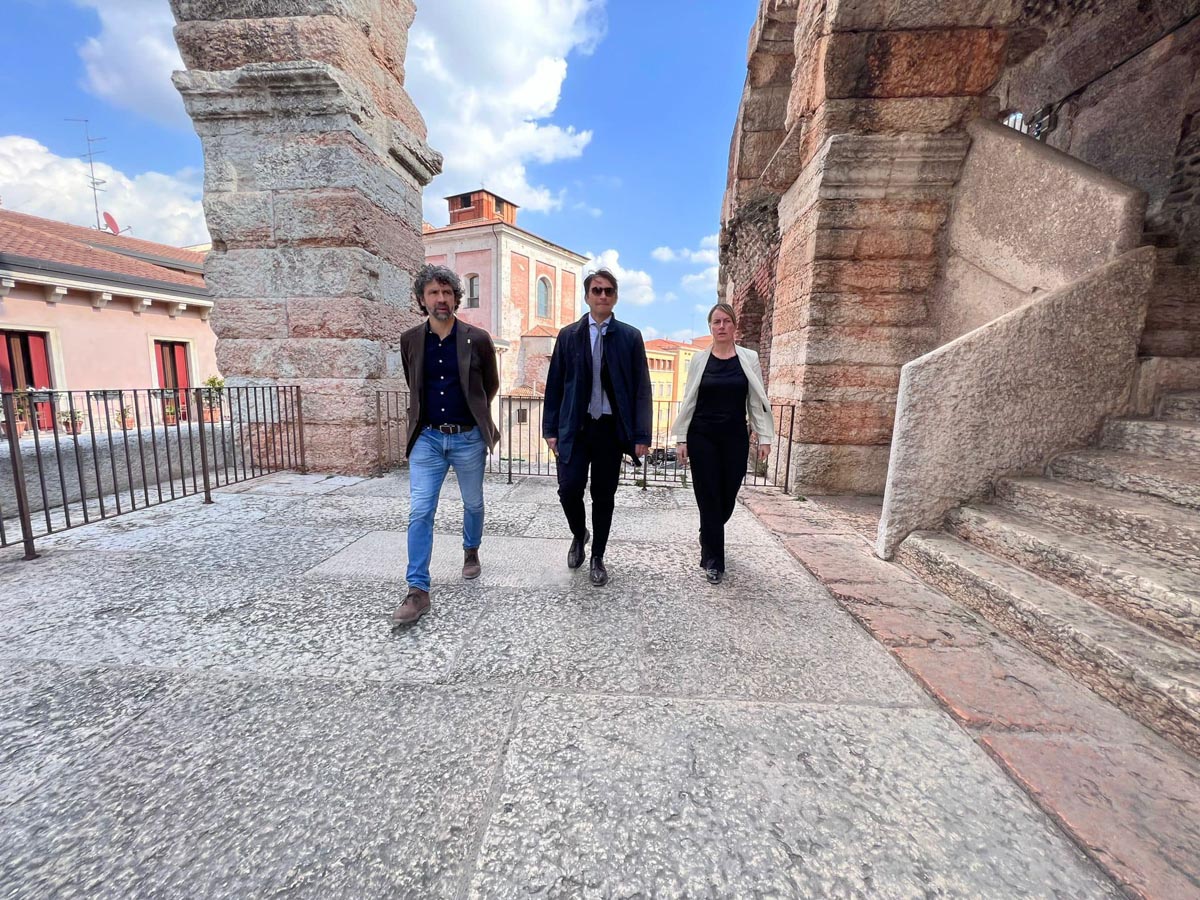 Sopralluogo Arena - Olimpiadi 2026 (2) - Damiano Tommasi, Luigivalerio Sant’Andrea, Elisa De Berti