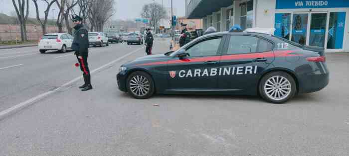 Carabinieri Verona ladro hotel