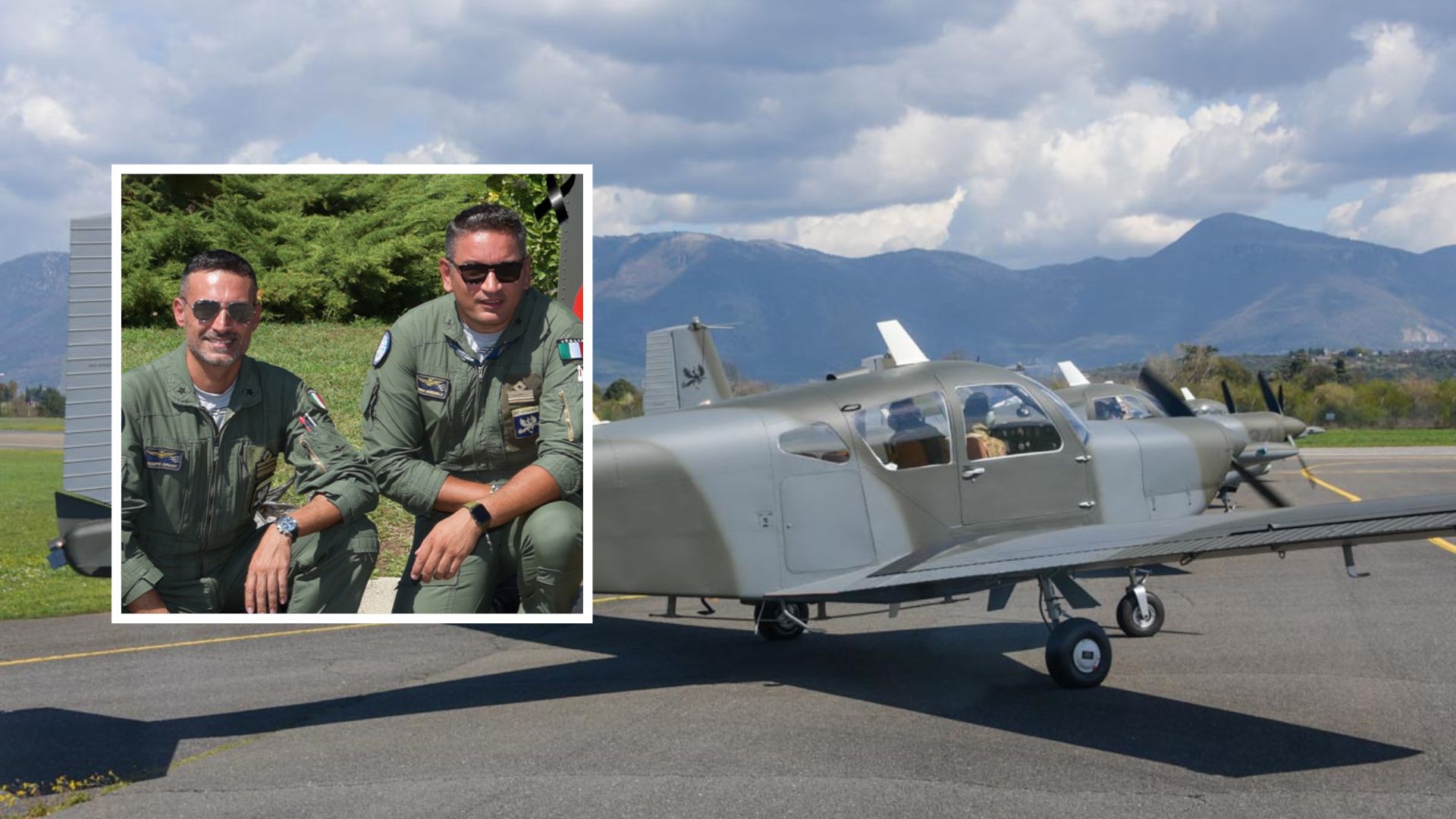 aereo militare e piloti deceduti