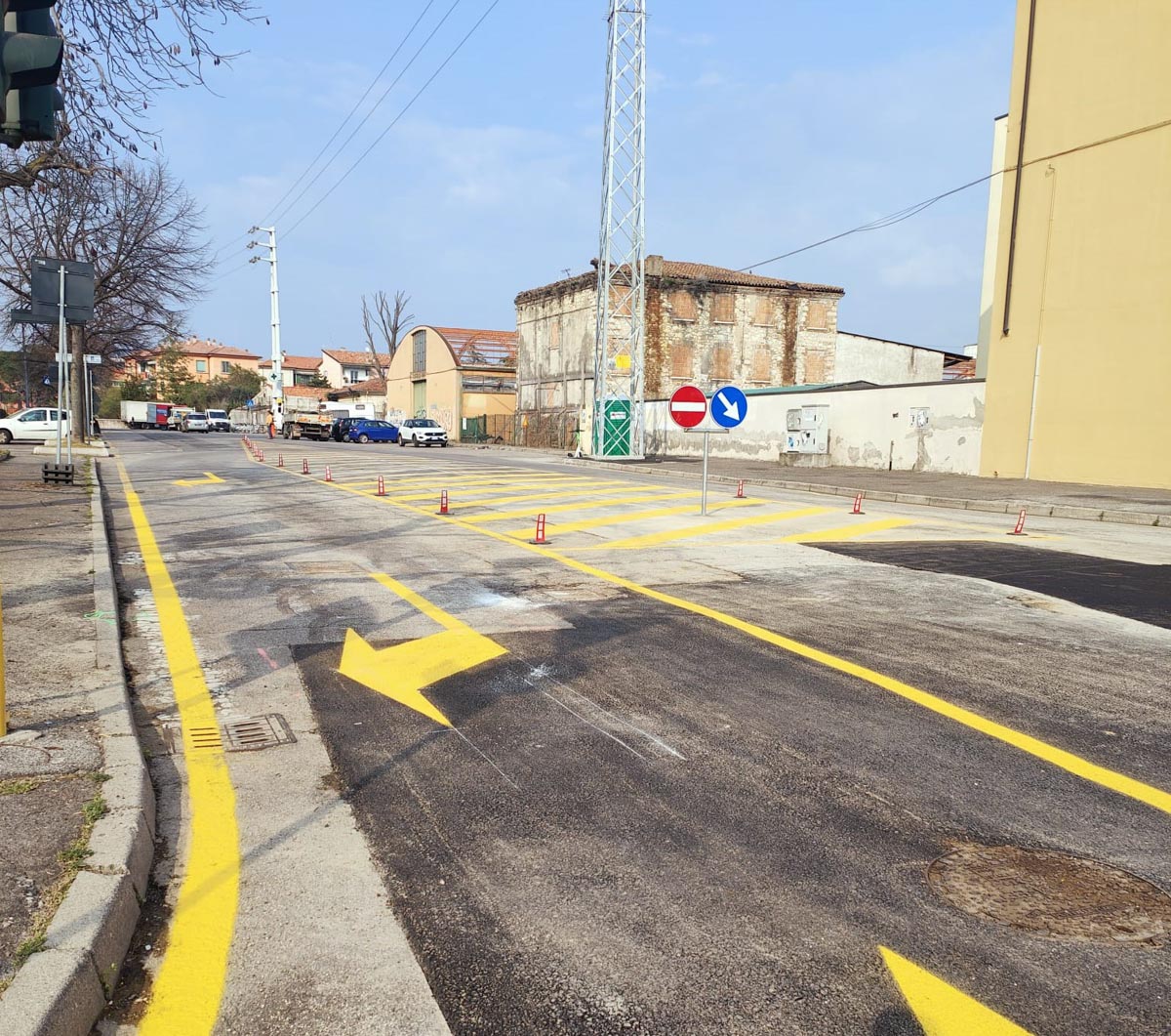 asfaltatura via del Capitel - cantiere TAV