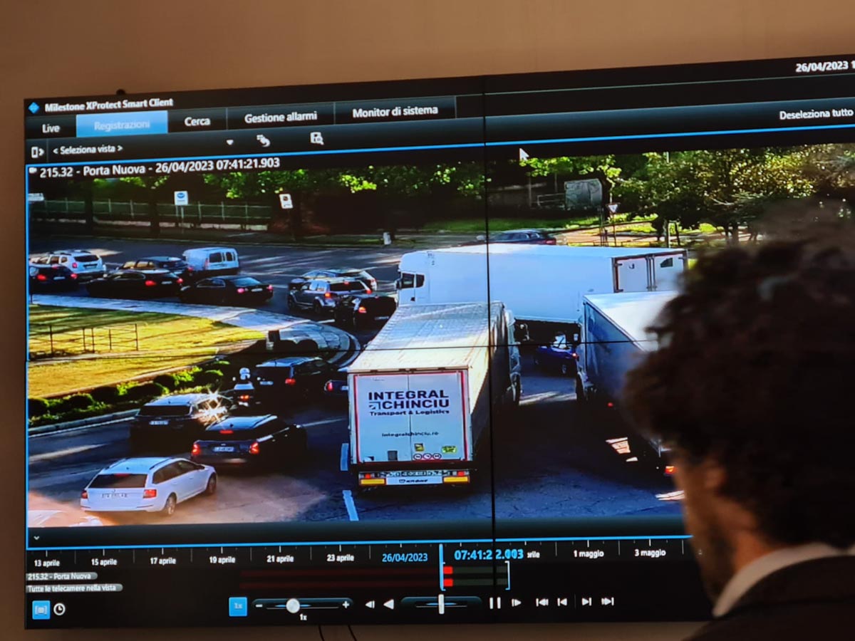 Centrale traffico monitor