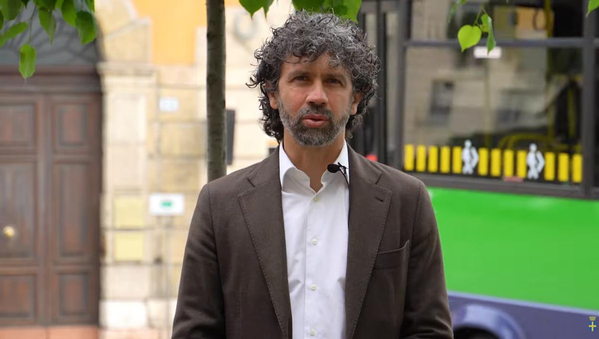 Damiano Tommasi - video cantieri filobus