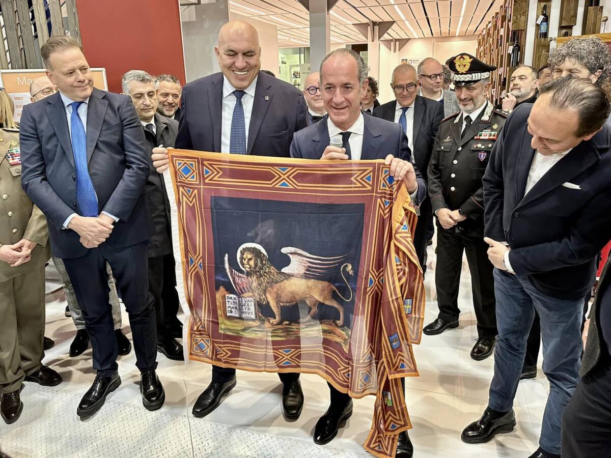 Guido Crosetto Vinitaly Luca Zaia