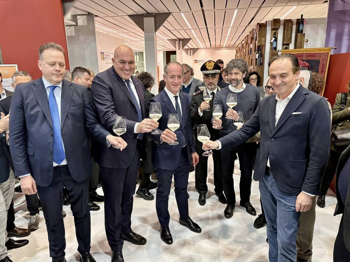 Guido Crosetto Vinitaly Luca Zaia