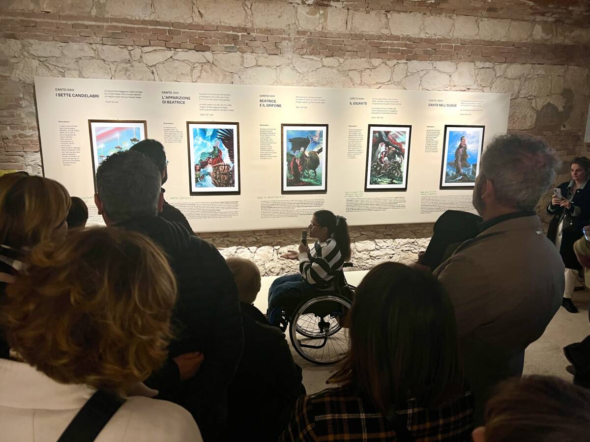 Mostra "Il mio Purgatorio" Dante Castel San Pietro