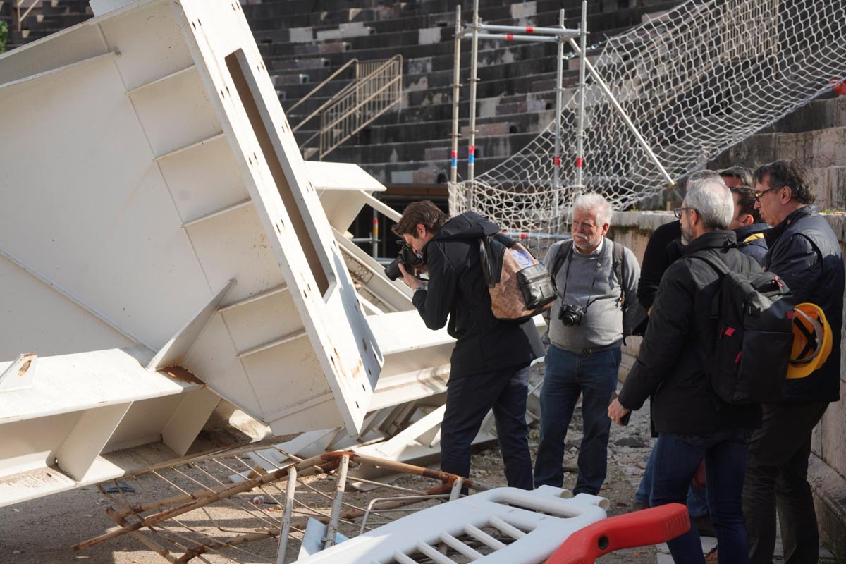 Incidente Stella Arena - visita perito