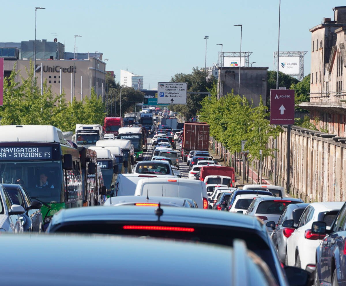 Traffico a Verona per i cantieri filobus mercoledì 26 aprile 2023