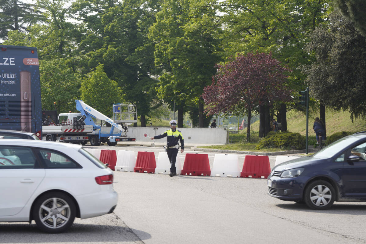 Traffico viabilità Verona cantieri filobus