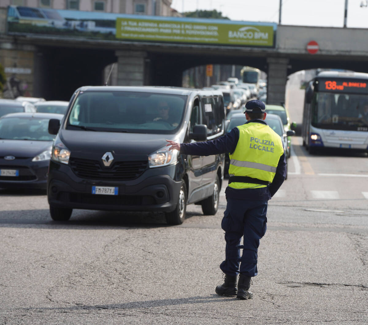 Traffico viabilità Verona cantieri filobus
