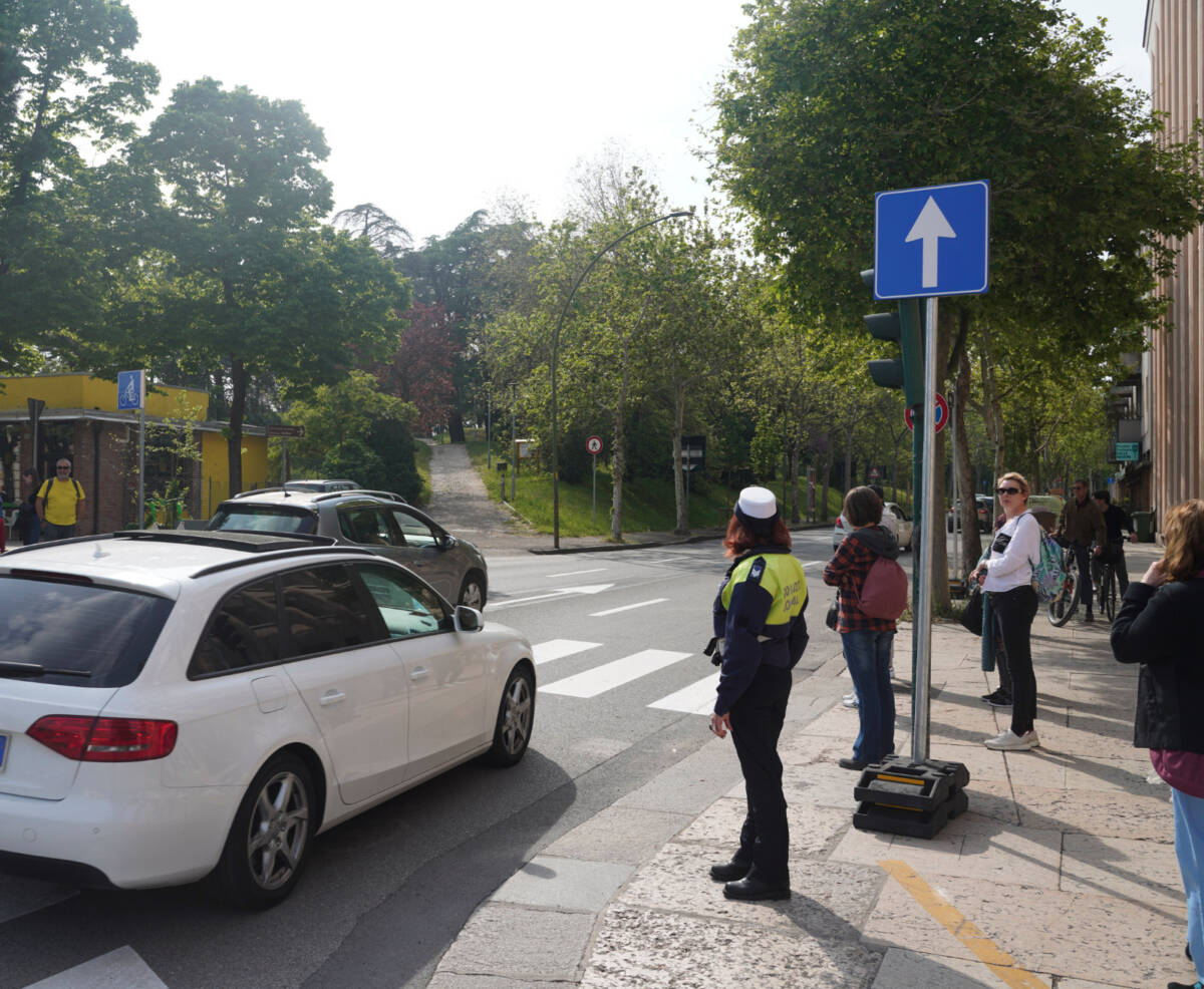 Traffico viabilità Verona cantieri filobus