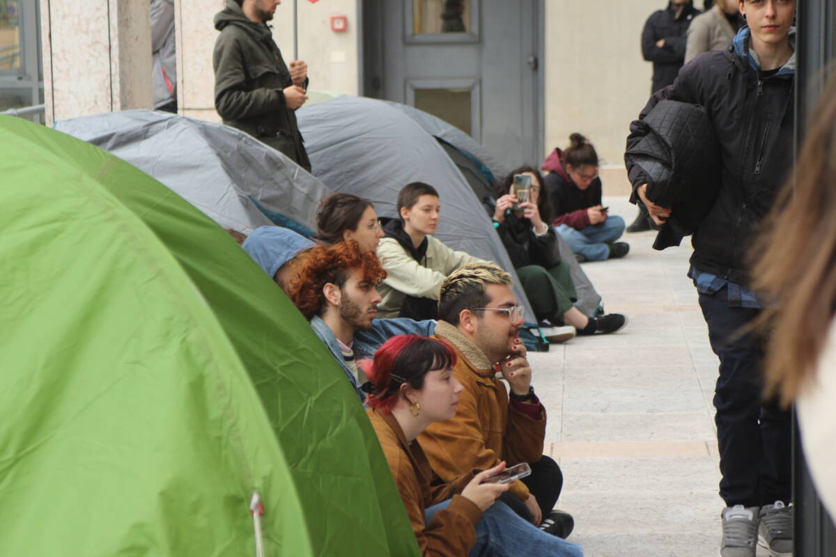udu verona protesta alloggi studenti universitari