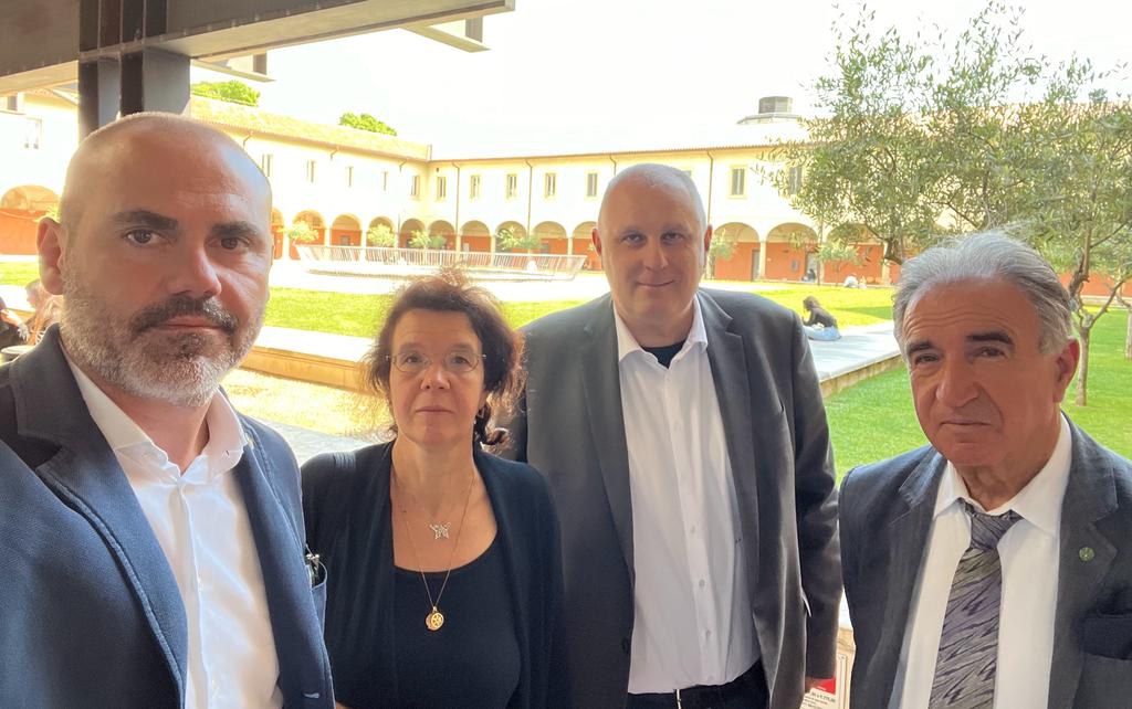 Bozza, Tosi, Pisa e Lella in università