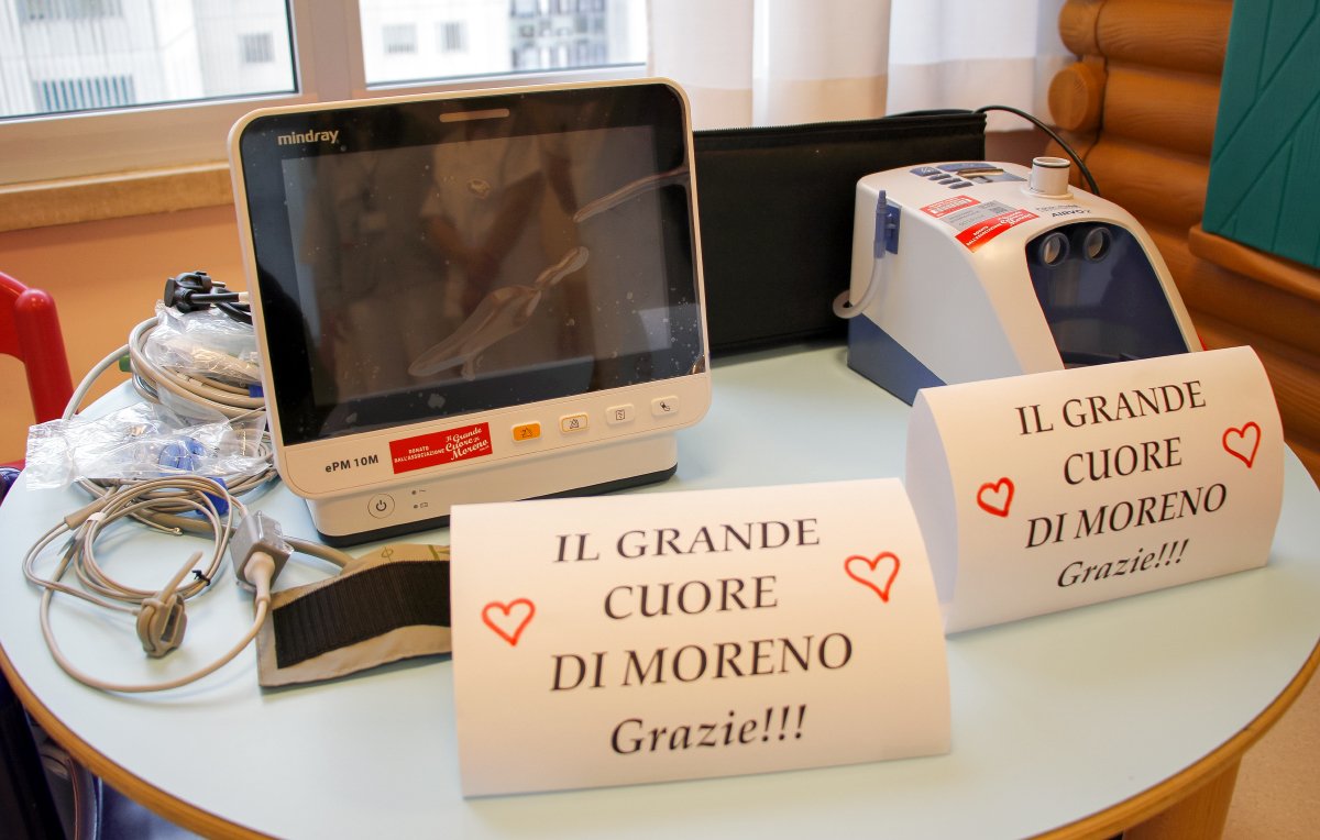Monitor multiparametrico Ospedale Legnago onlus Il Grande Cuore di Moreno