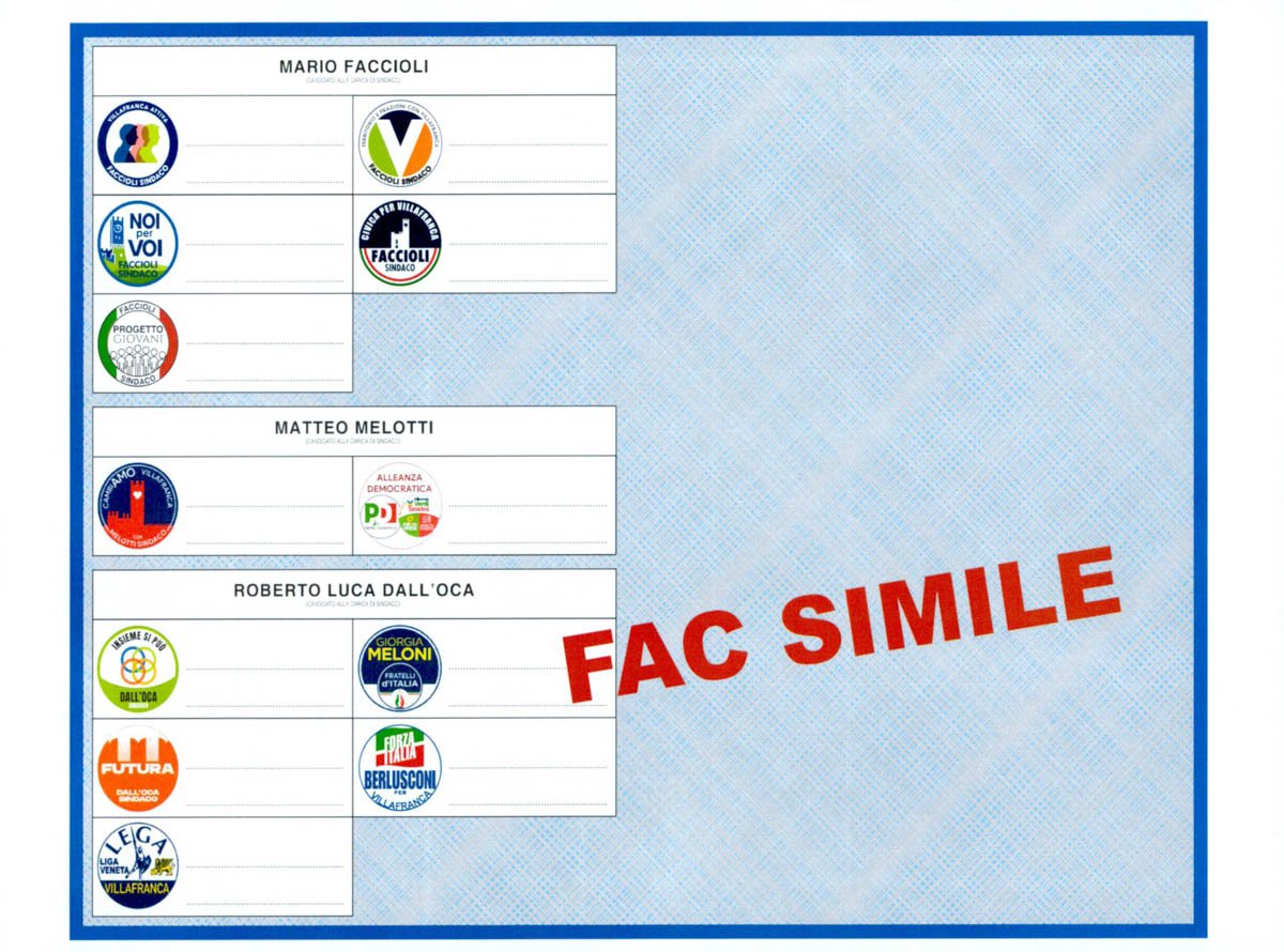 Fac simile scheda Villafranca