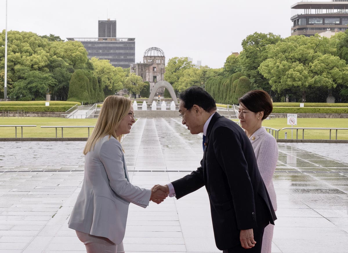 Meloni G7 Giappone Hiroshima
