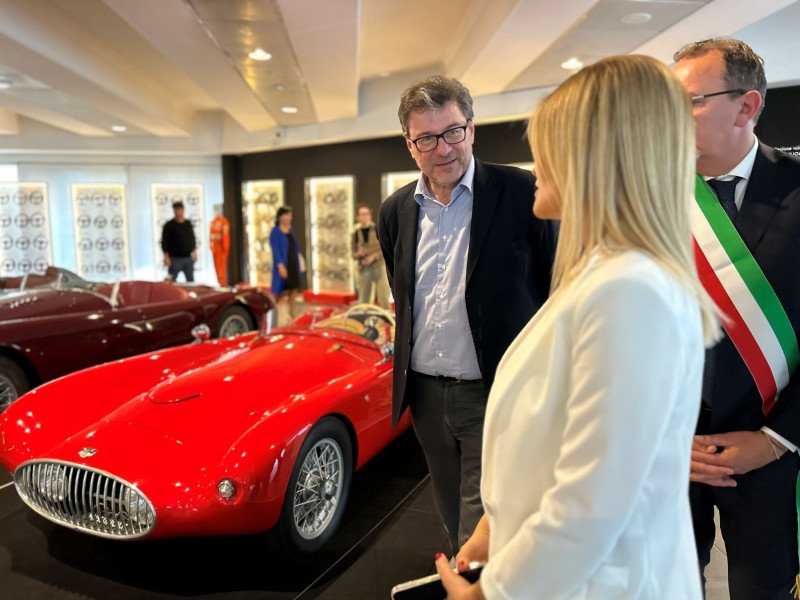 Museo Nicolis, Ministro Giorgetti ph Museo Nicolis (2)