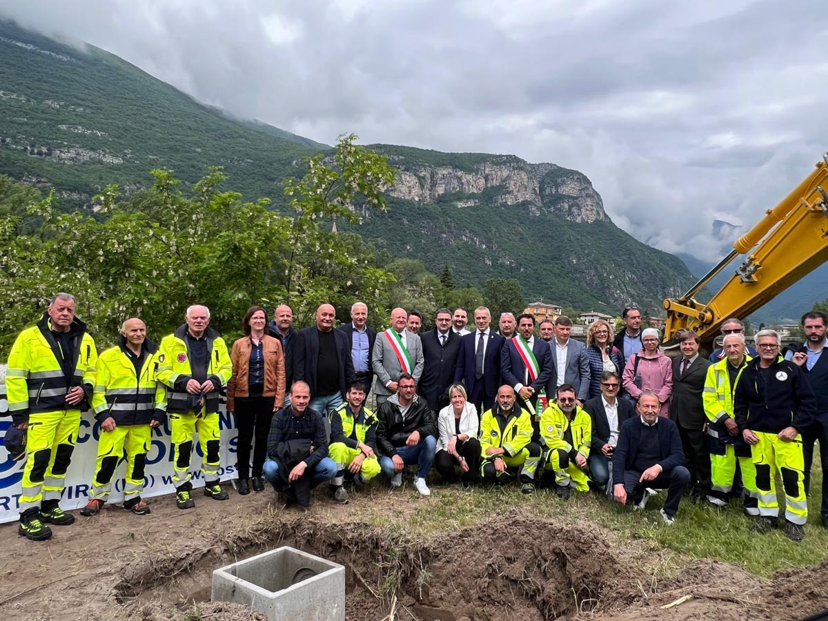 Ponte Dolcè - posa prima pietra