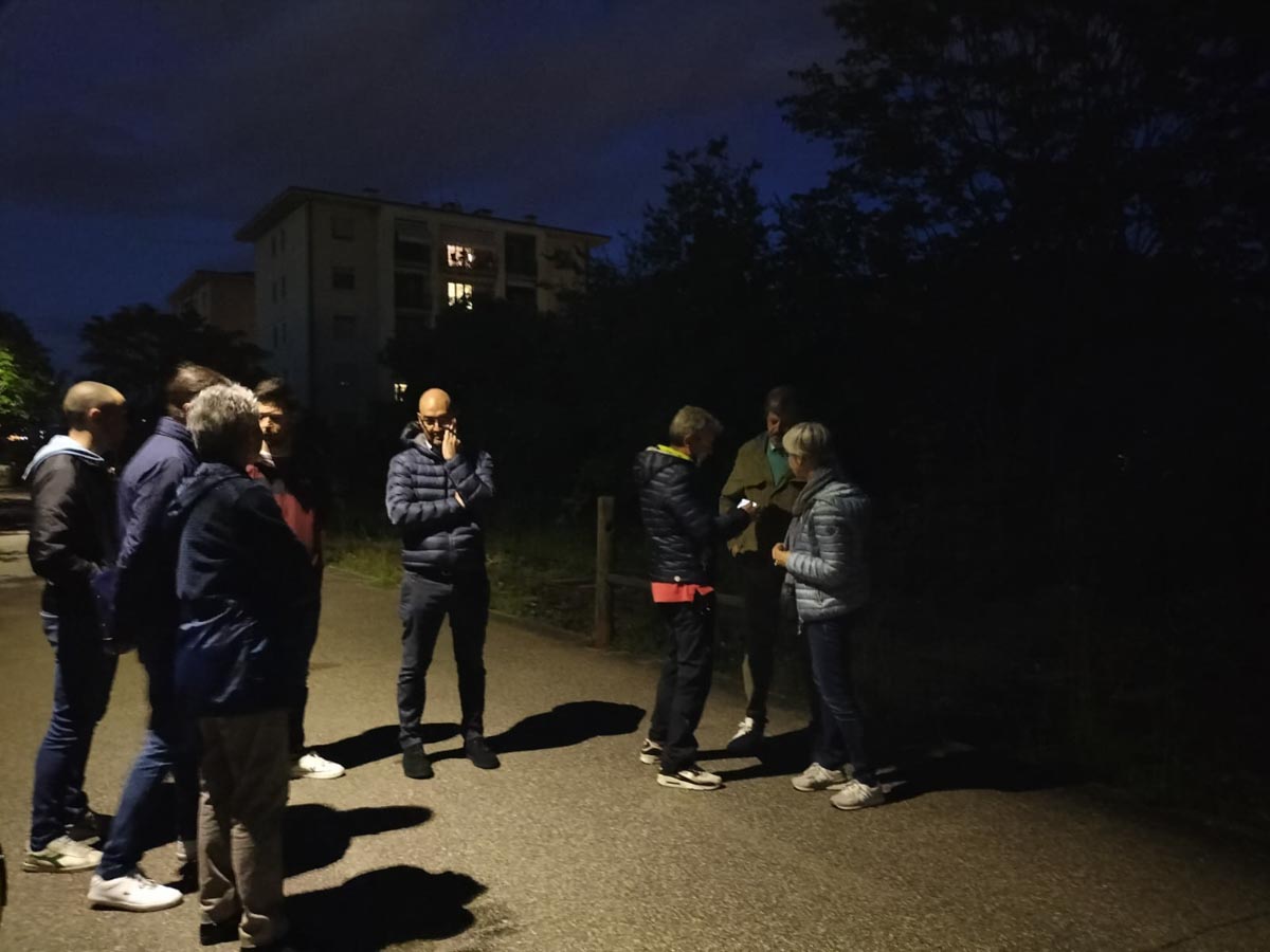 Santa Lucia - sopralluogo serale amministrazione - sicurezza