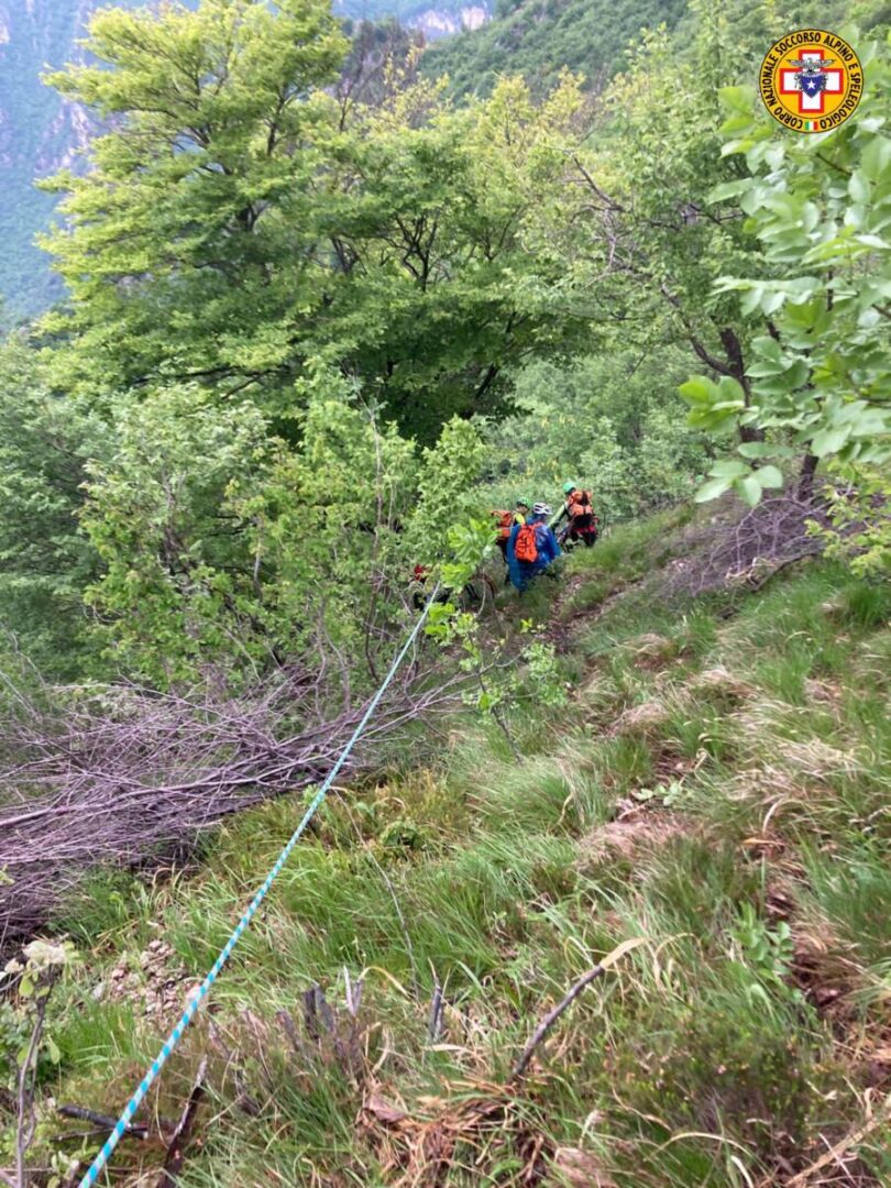 Monte Pastello ciclisti soccorso alpino