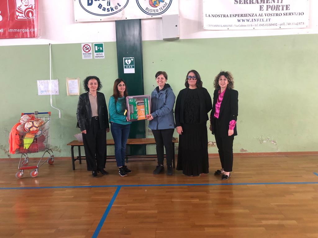 Consegna defibrillatori Povegliano Veronese