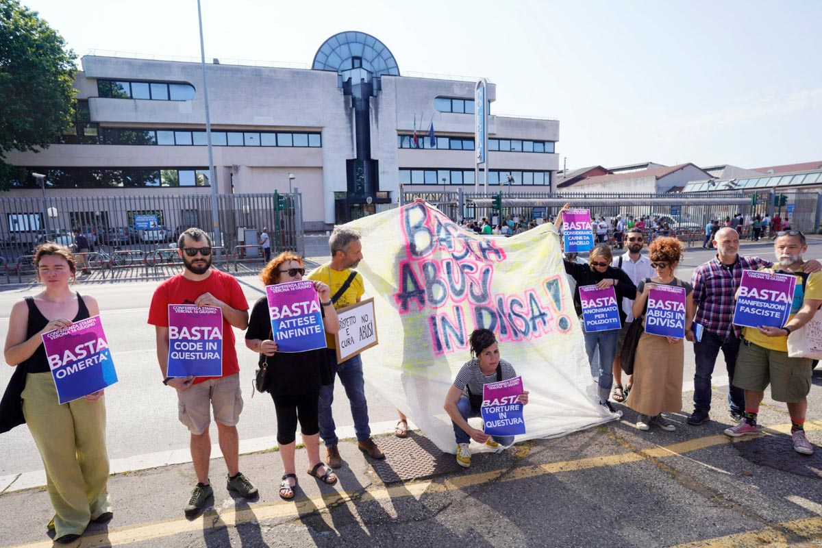 Manifestazione Questura