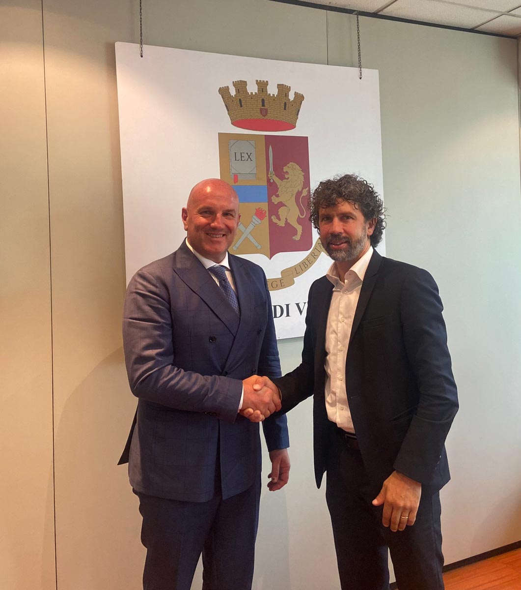 Questore Roberto Massucci e sindaco di Verona Damiano Tommasi