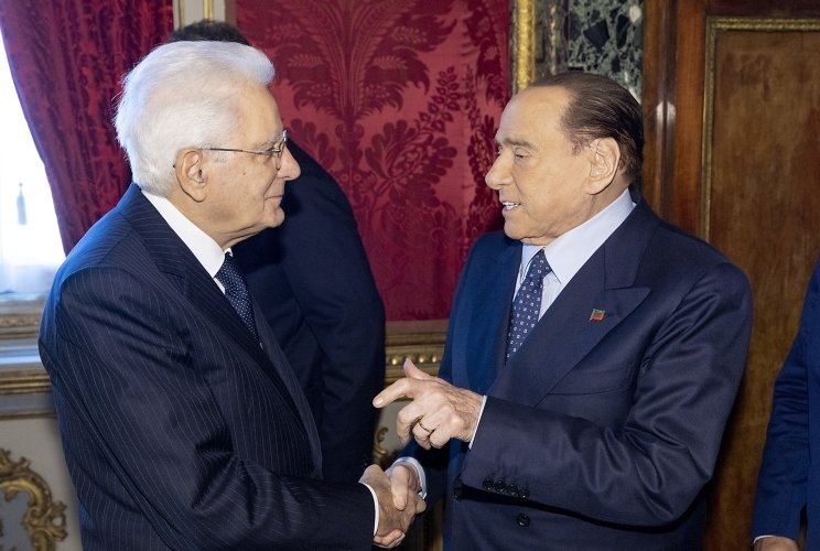 Sergio Mattarella e Silvio Berlusconi