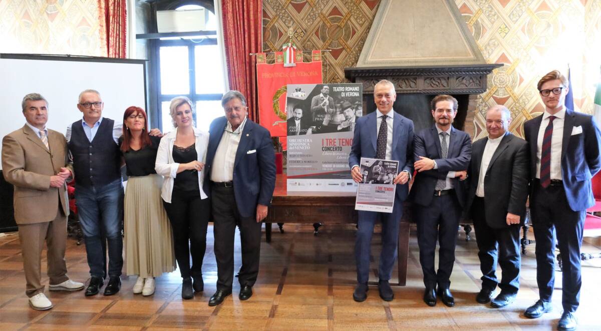 Tre tenori in concerto Teatro Romano