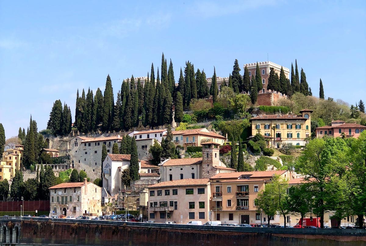 Verona - castel San Pietro panoramica vista