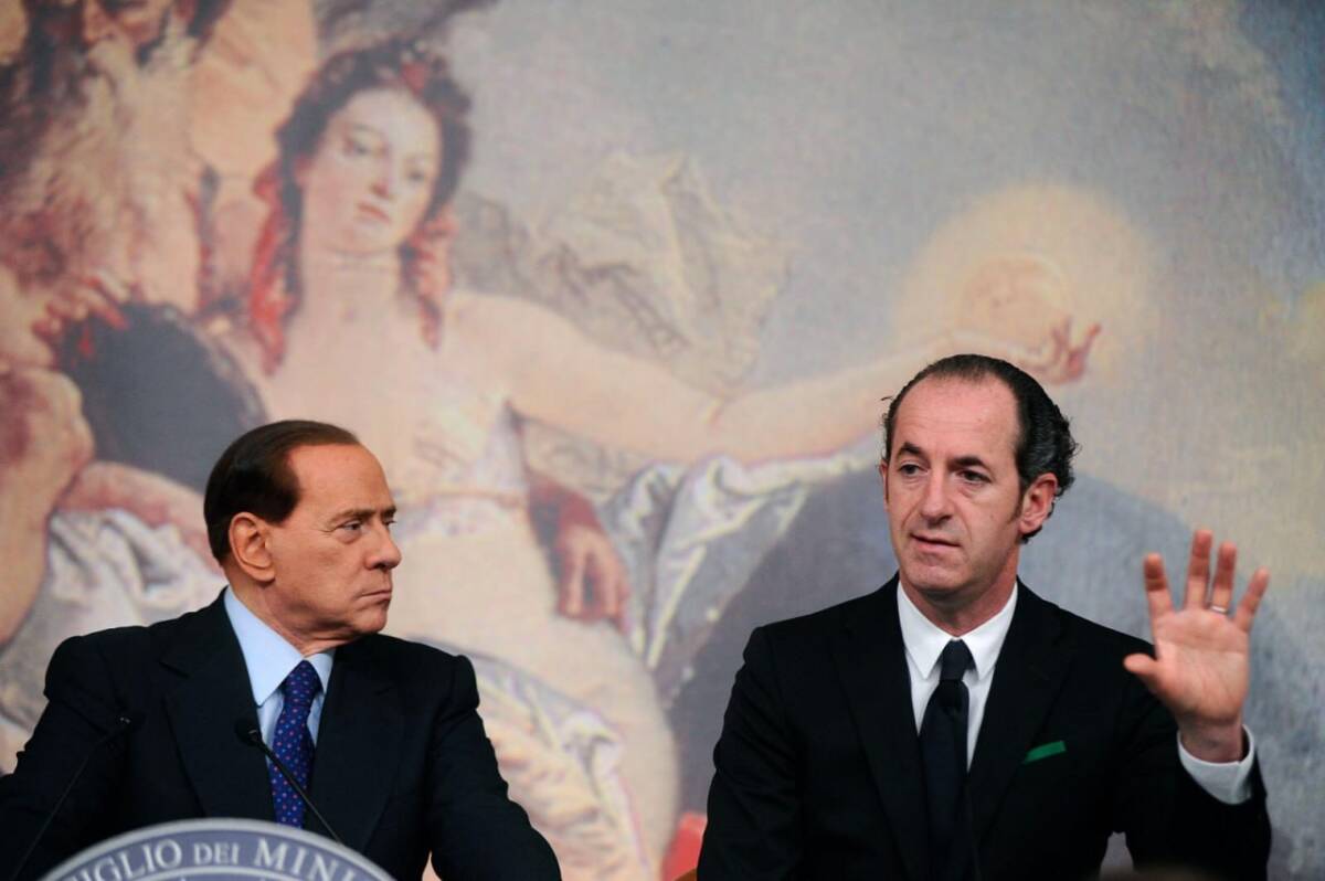 Luca Zaia e Silvio Berlusconi