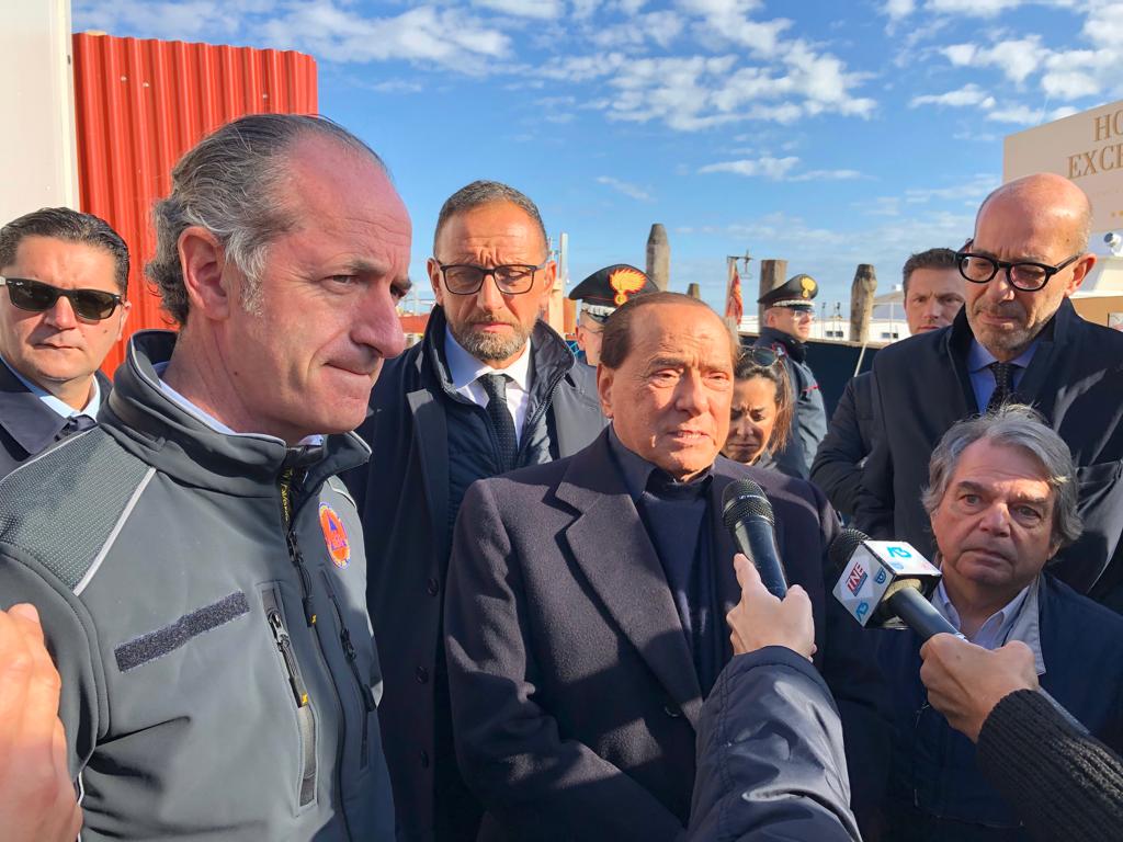Luca Zaia e Silvio Berlusconi