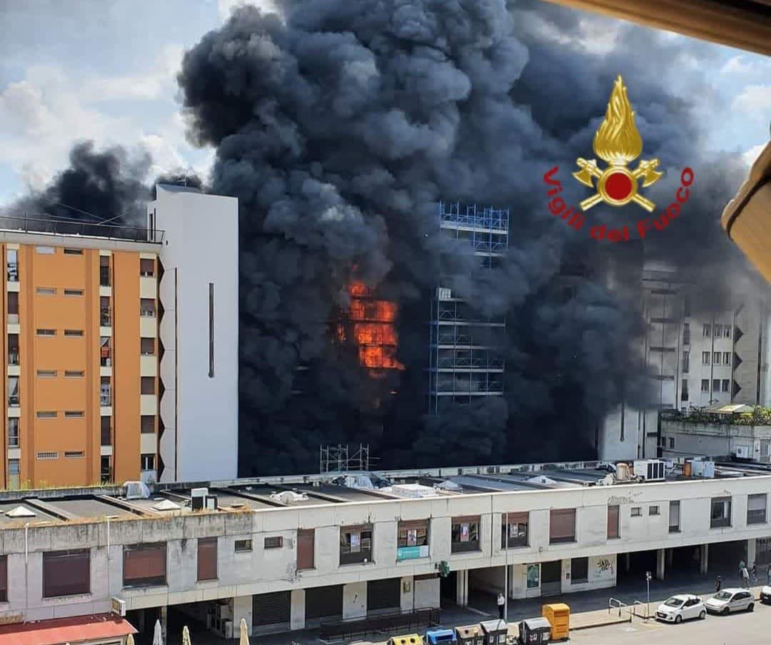 incendio colli aniene roma