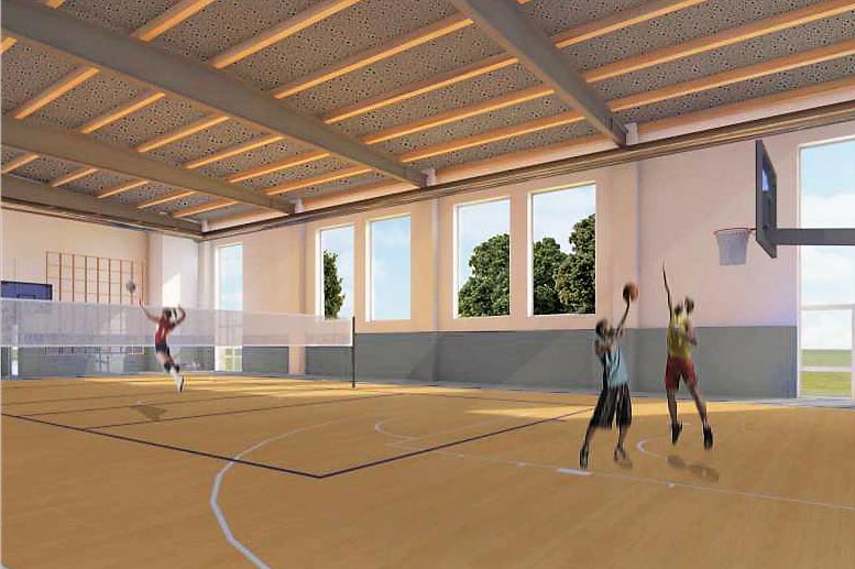 Rendering palestra Valeggio