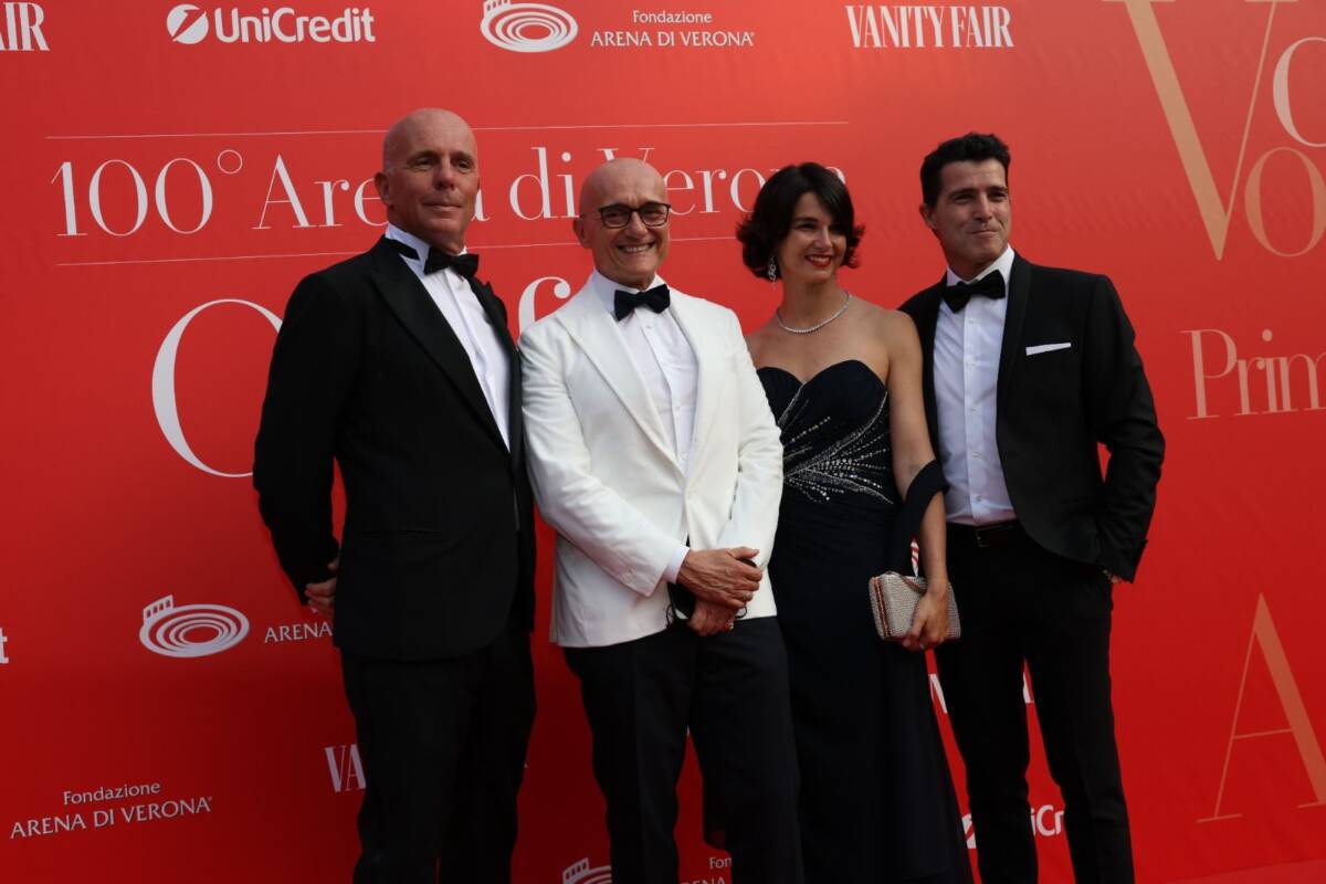 Alfonso Signorini prima Opera Arena Aida Festival