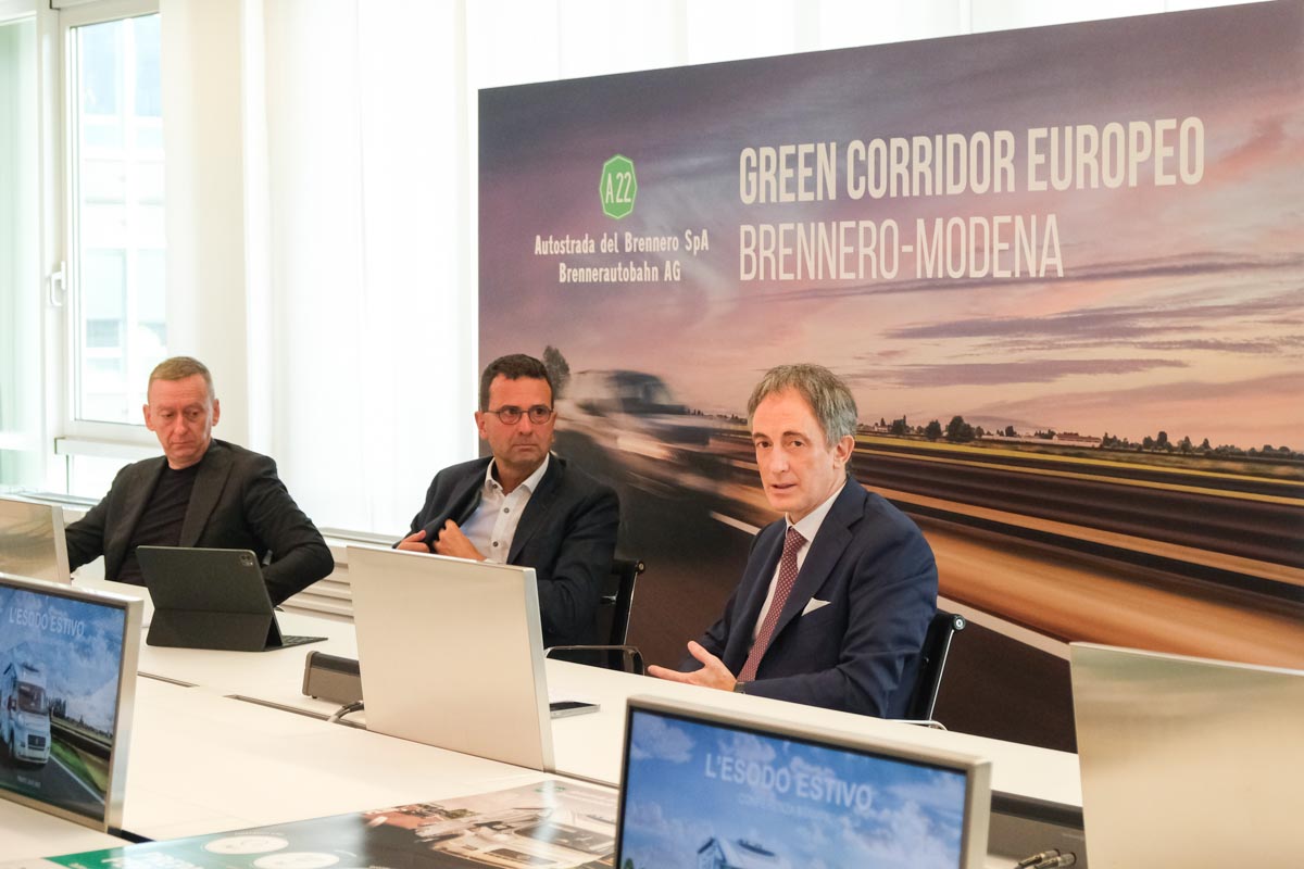 Conferenza stampa sull'esodo estivo dell'Autostrada del Brennero