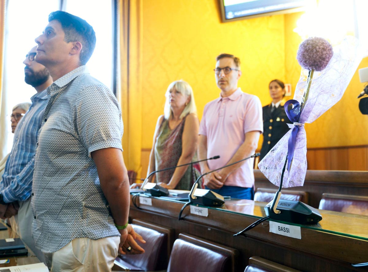 Consiglio comunale Verona 13.07.2023 - minuto di silenzio per Claudio Bassi