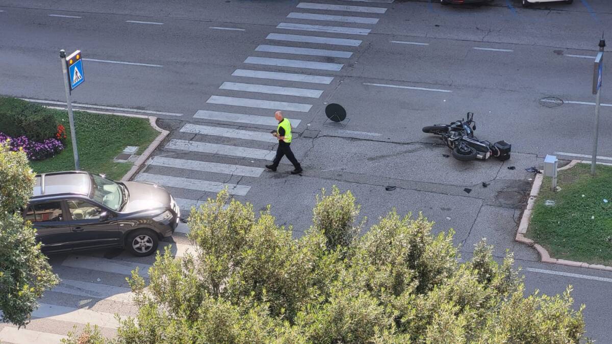 Incidente in moto Corso Porta Nuova Verona