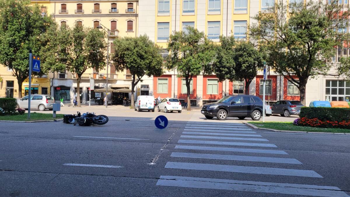 Incidente in moto Corso Porta Nuova Verona