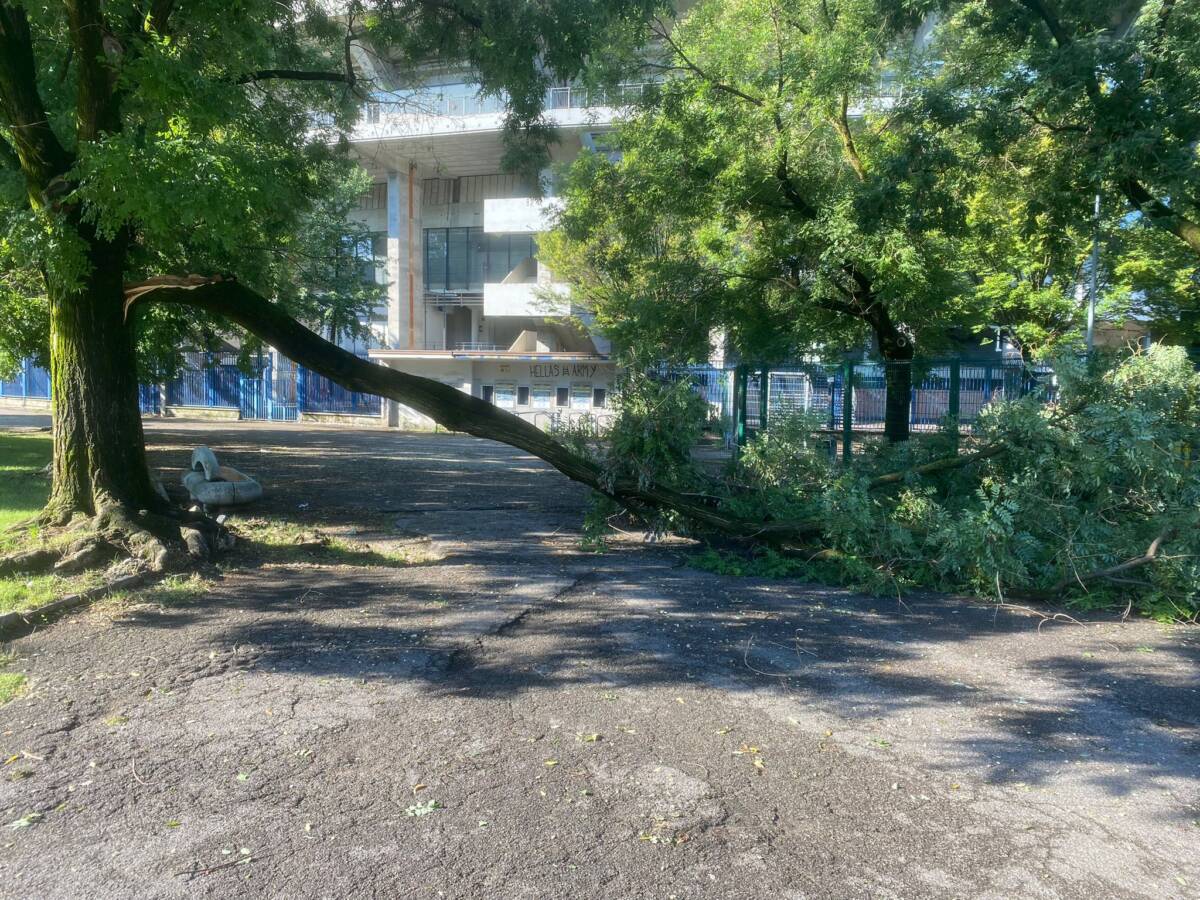 Maltempo quartiere Stadio