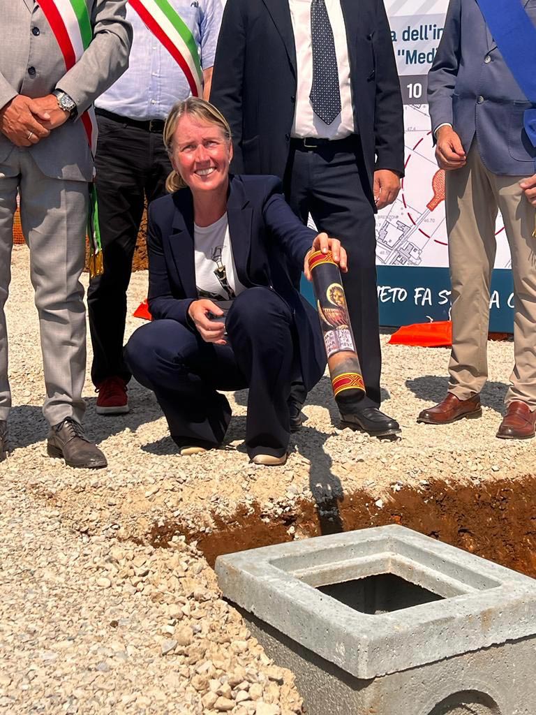 Mozzecane incrocio Cisa-Mediana - assessora De Berti