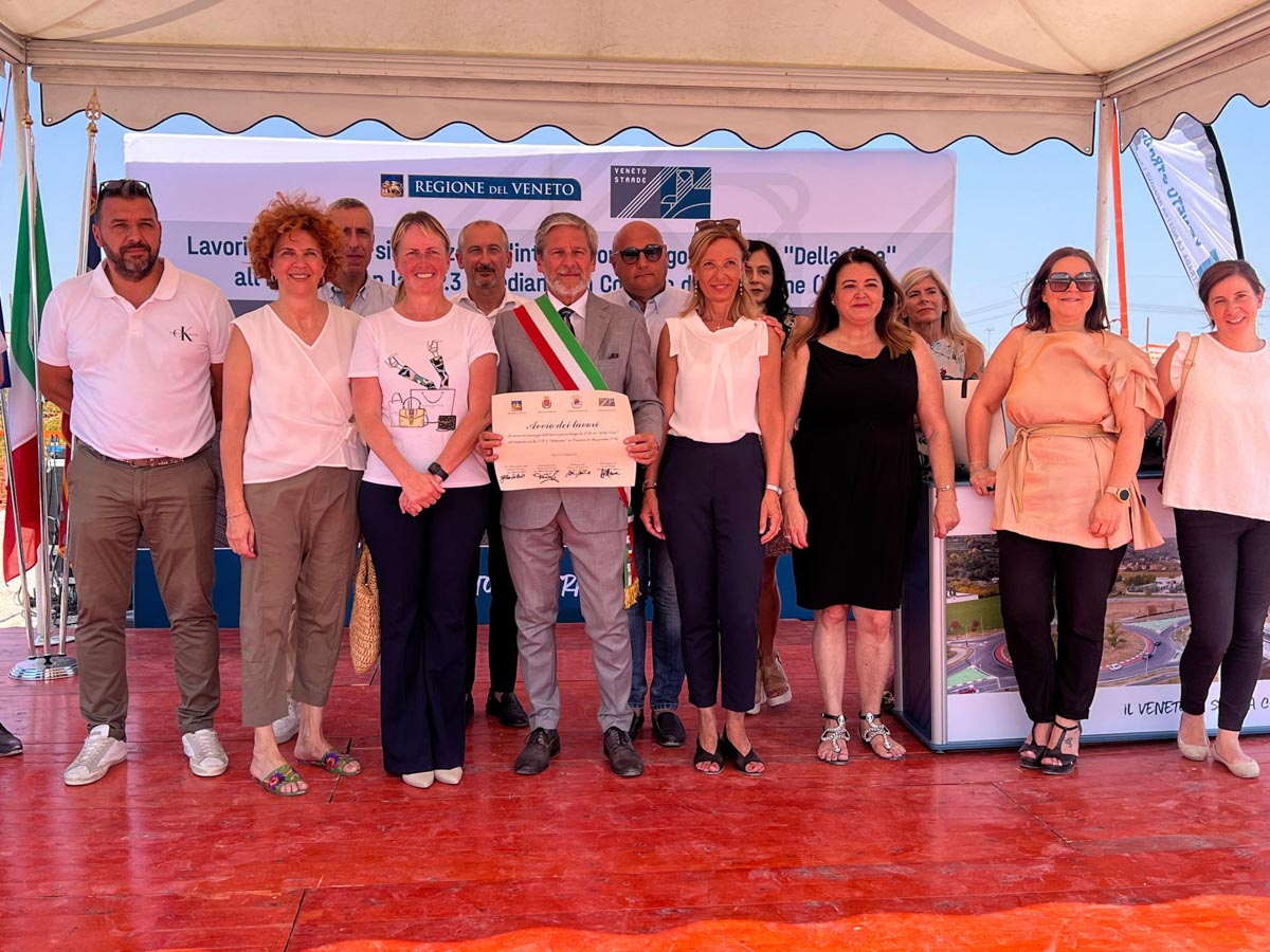 Mozzecane incrocio Cisa-Mediana - assessora De Berti