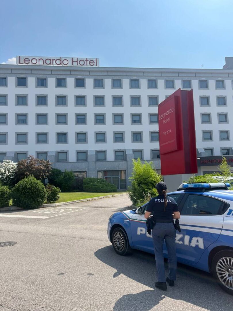Ricercato autorità tedesche hotel Verona