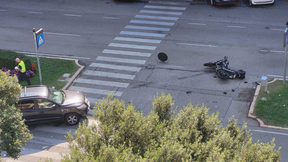 Incidente in moto Corso Porta Nuova Verona
