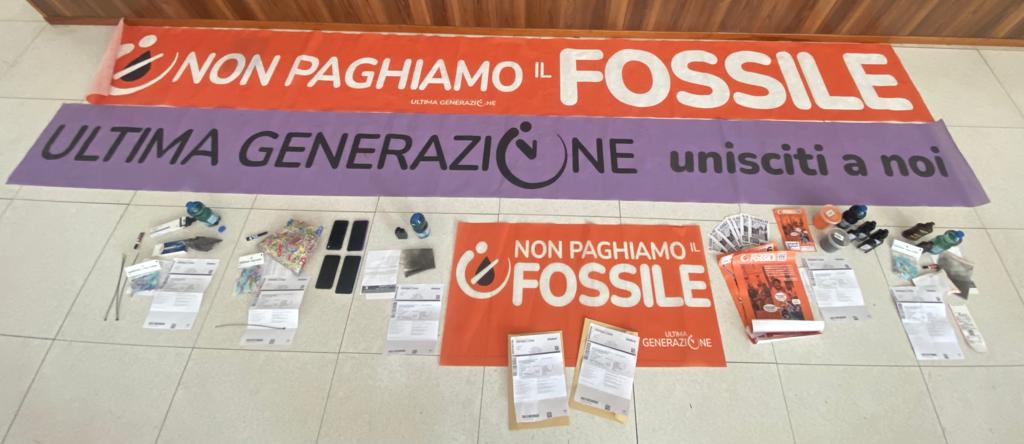 DIGOS - Arena Volley blitz ambientalista