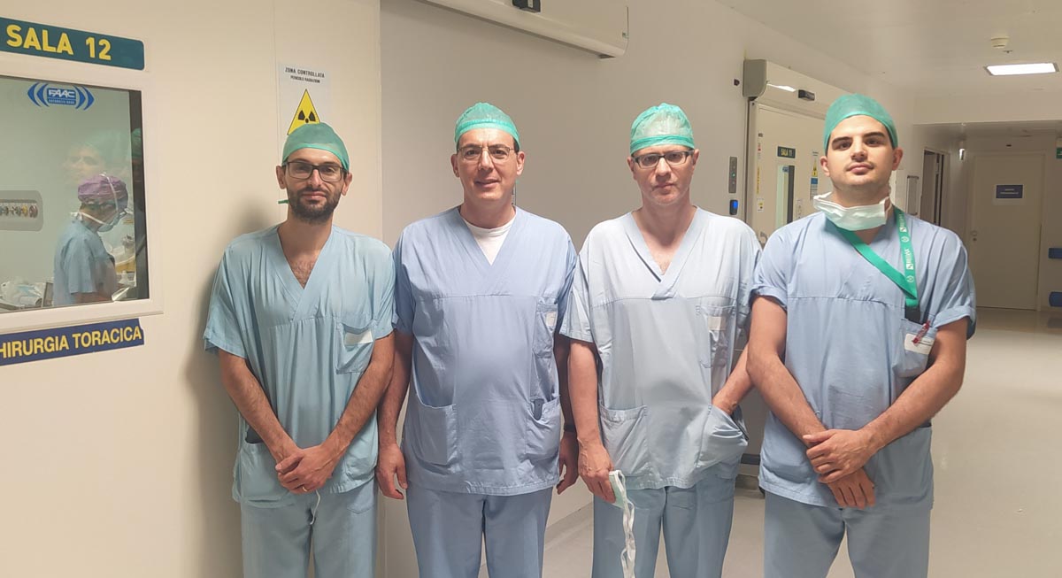 Chiururgia toracica - campisi alessio infante maurizio giovannetti riccardo zambello giorgio tumore raro 4 chili