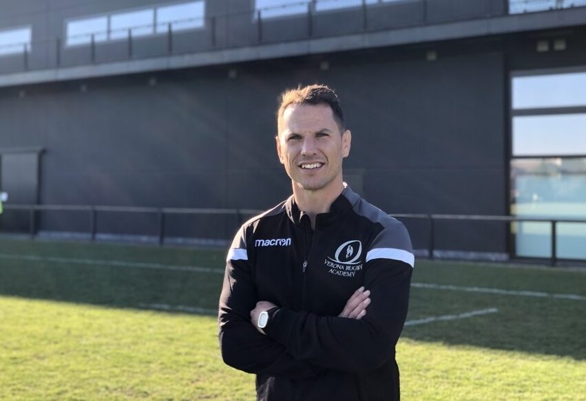 Aaron Good in una foto del 2019 al Payanini Center, quando fu ospitato come guest coach per dei corsi intensivi dell'Academy.
